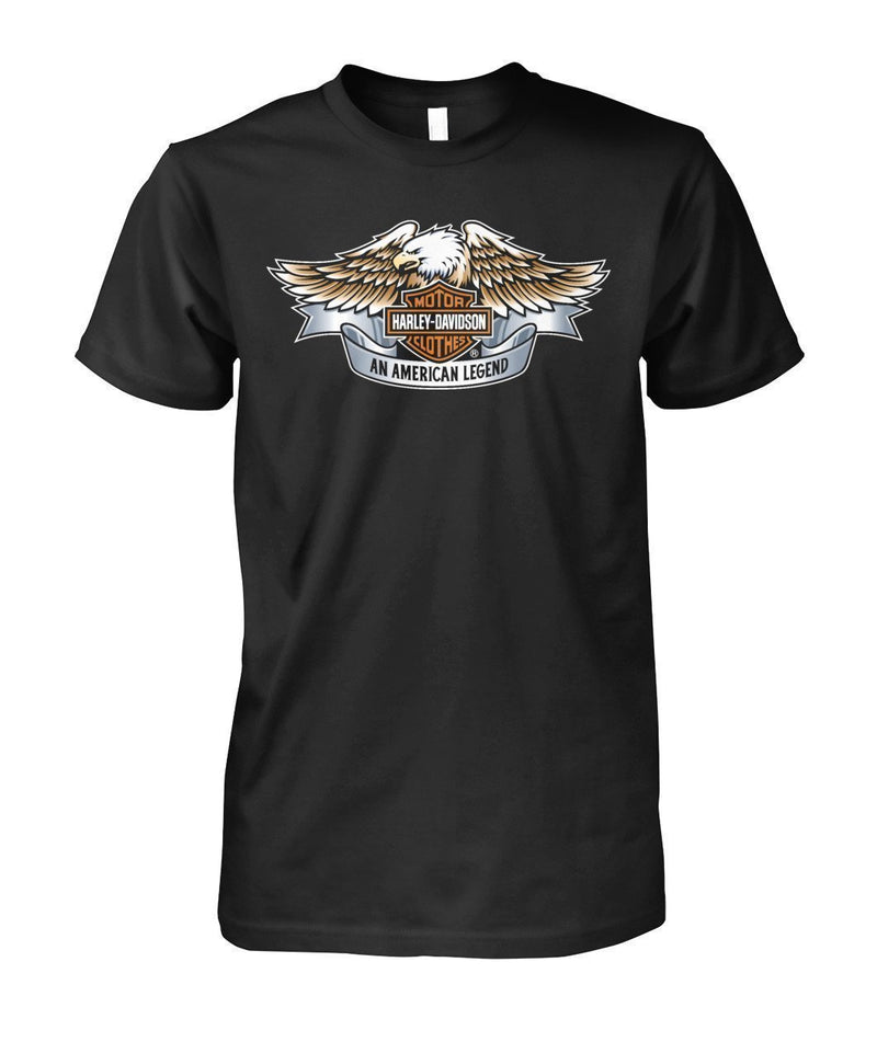 T Shirt Harley Davidson Unisex Cotton Tee-Short Sleeves-ViralStyle-Black-S-Pixefy