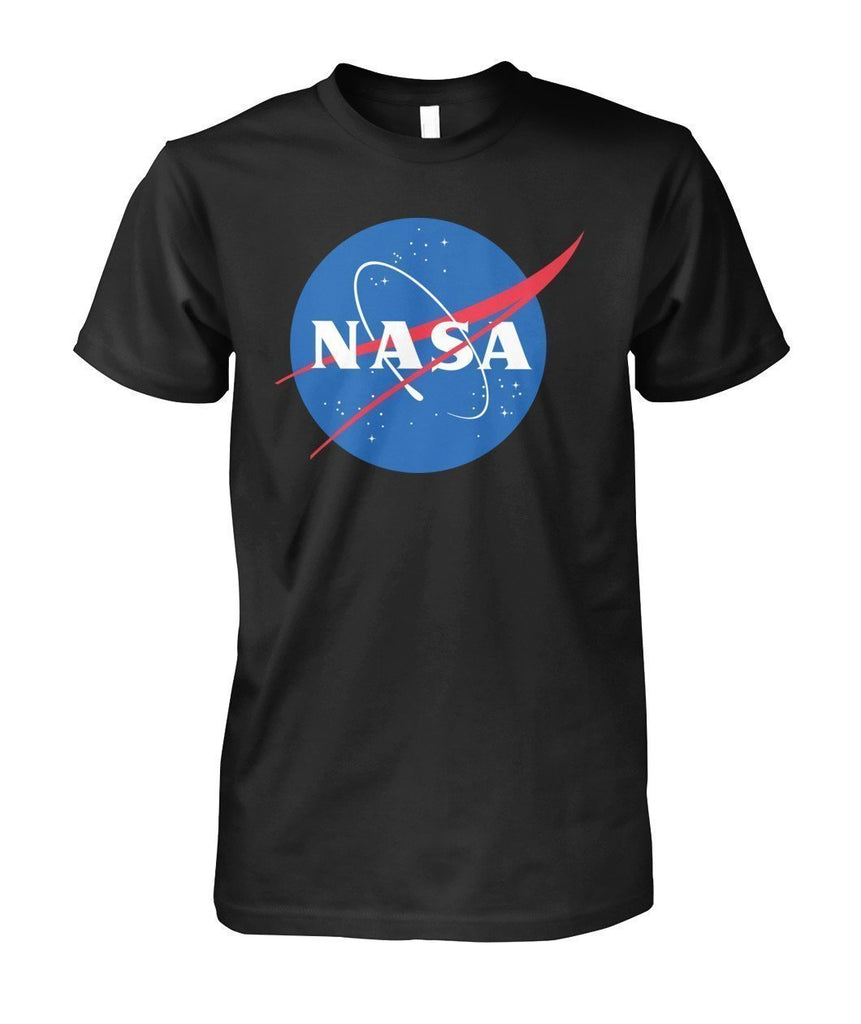 NASA Unisex Cotton Tee-Short Sleeves-ViralStyle-Black-S-Pixefy