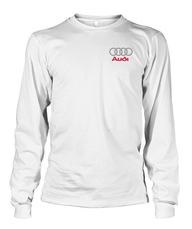 Audi A / S / R / TT Unisex Long Sleeve-Long Sleeves-ViralStyle-White-S-Pixefy