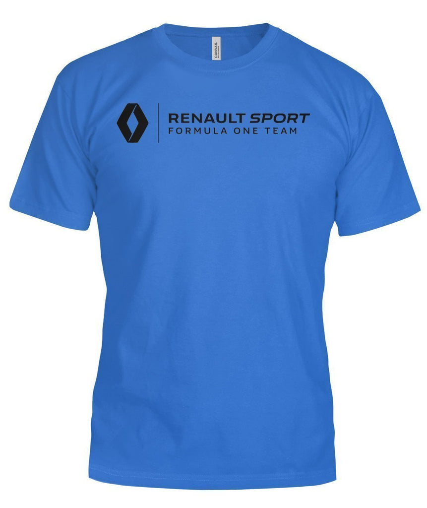 Renault Sport Formula 1 Bella Canvas Tee-Short Sleeves-ViralStyle-True Royal-S-Pixefy