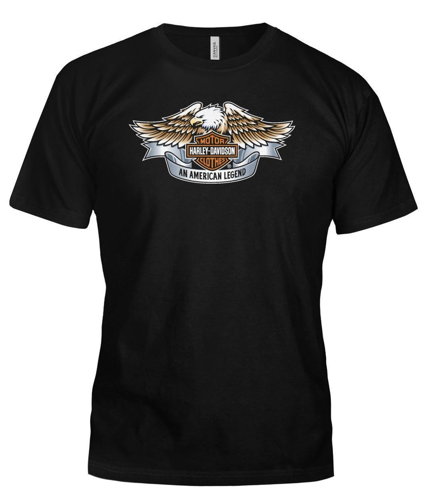 T Shirt Harley Davidson Bella Canvas Tee-Short Sleeves-ViralStyle-Black-S-Pixefy