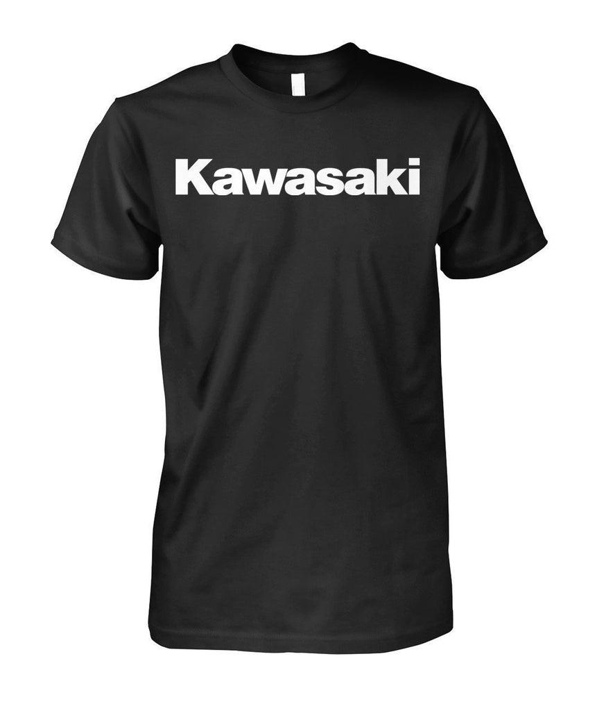 kawasaki Unisex Cotton Tee-Short Sleeves-ViralStyle-Black-S-Pixefy