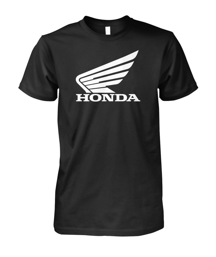 Honda Unisex Cotton Tee Shirt-Short Sleeves-ViralStyle-Black-S-Pixefy