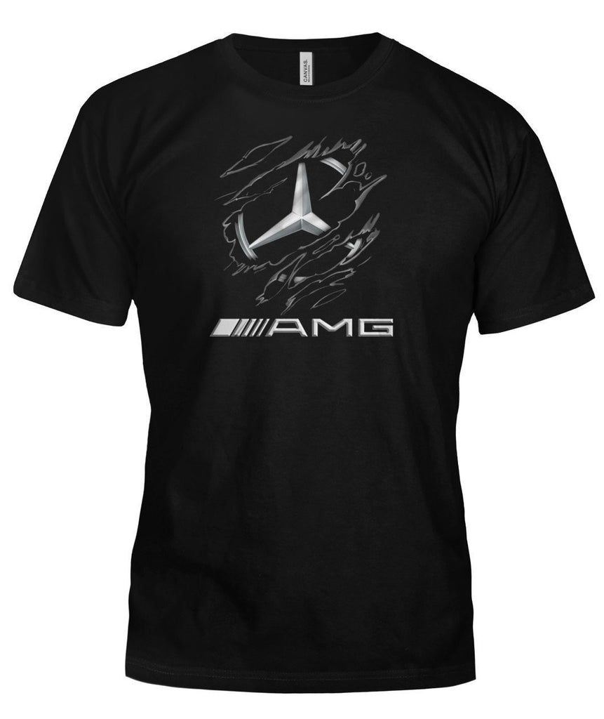 Mercedes AMG Tee Shirt-Short Sleeves-ViralStyle-Black-S-Bella Canvas Tee-Pixefy