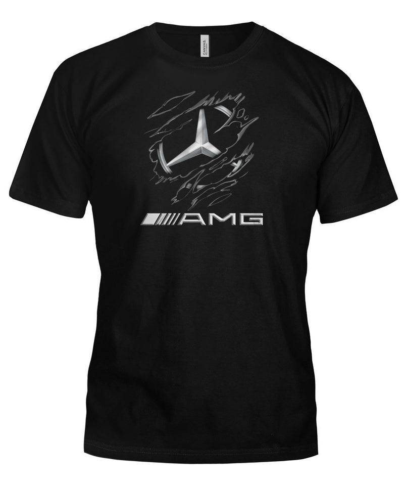 Mercedes AMG Tee Shirt-Short Sleeves-ViralStyle-Black-S-Bella Canvas Tee-Pixefy