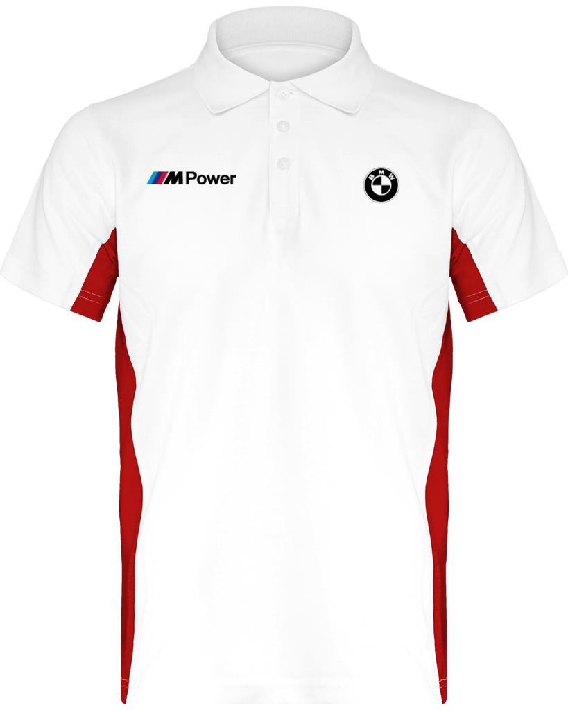 BMW Polo Bicolore Herren Flag