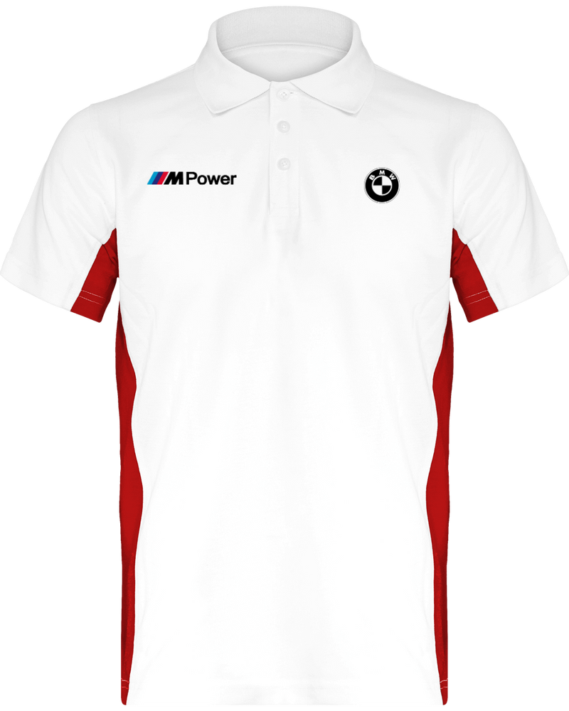 BMW Polo Bicolore Herren Flag