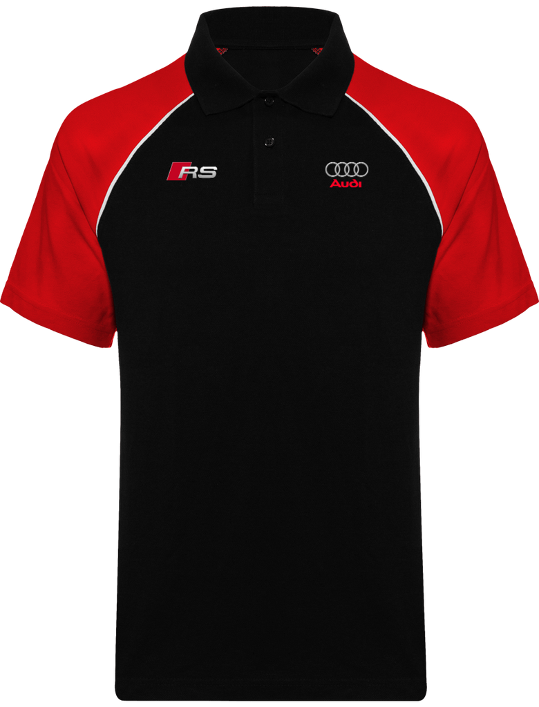 Audi Polo Baseball Manches contrastés