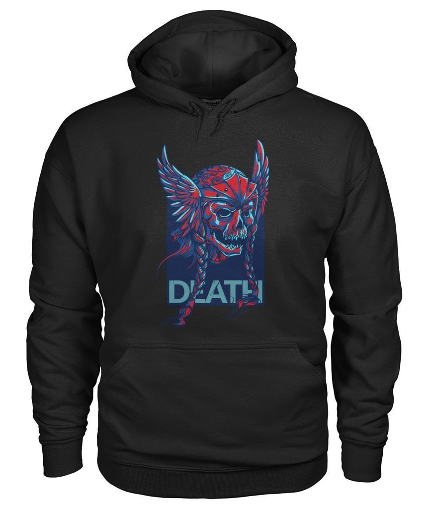 Death Gildan Hoodie-Hoodies-ViralStyle-Black-S-Pixefy