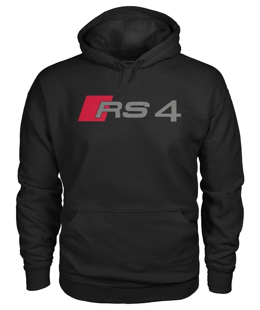 Audi RS4 Pullover Hoodie Kapuzenpullover-Hoodies-ViralStyle-Black-S-Gildan Hoodie-Pixefy