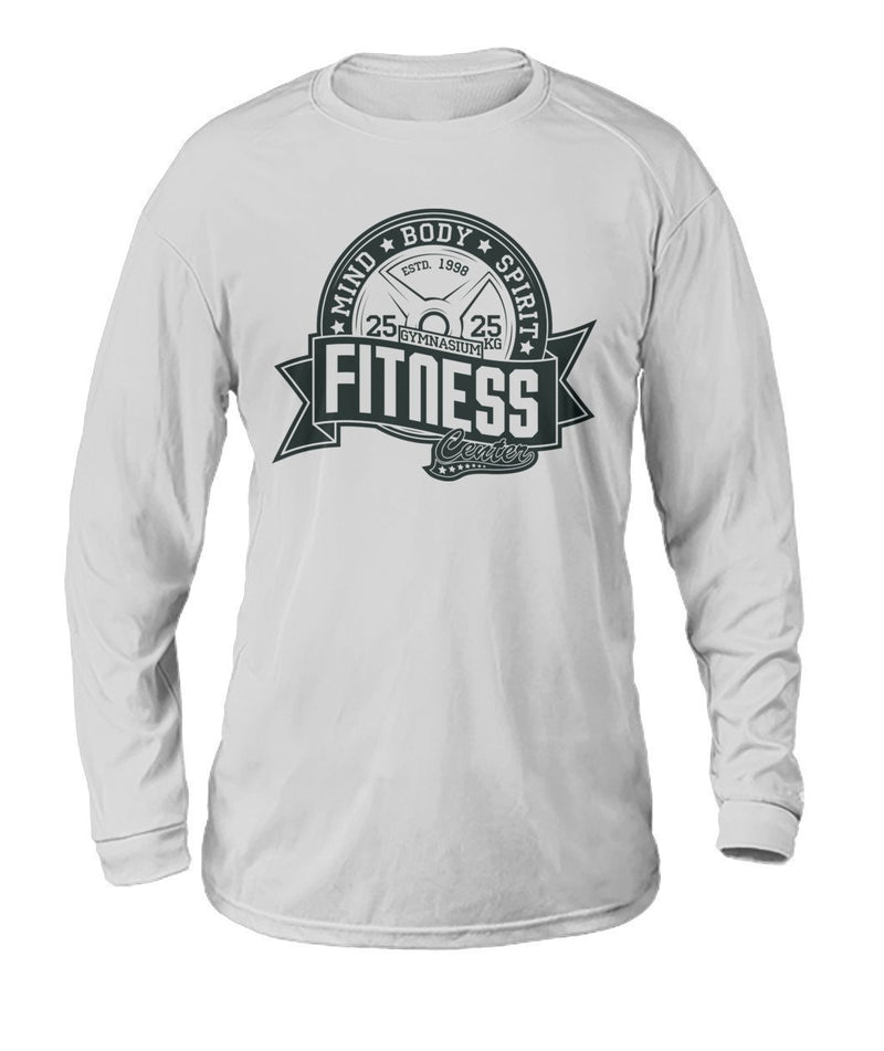 Fitness Mind Body Spirit Dry Sport Long-Sleeve-Long Sleeves-ViralStyle-White-S-Pixefy