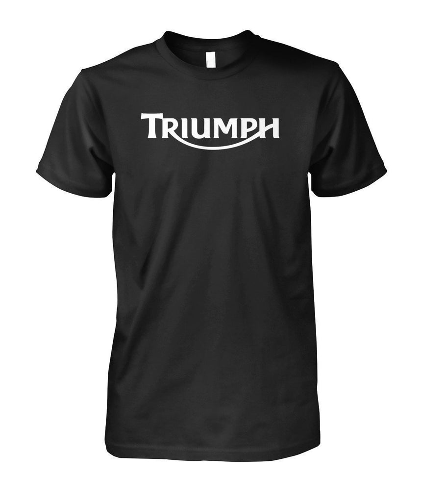 T Shirt Triumph Unisex Cotton Tee-Short Sleeves-ViralStyle-Black-S-Pixefy