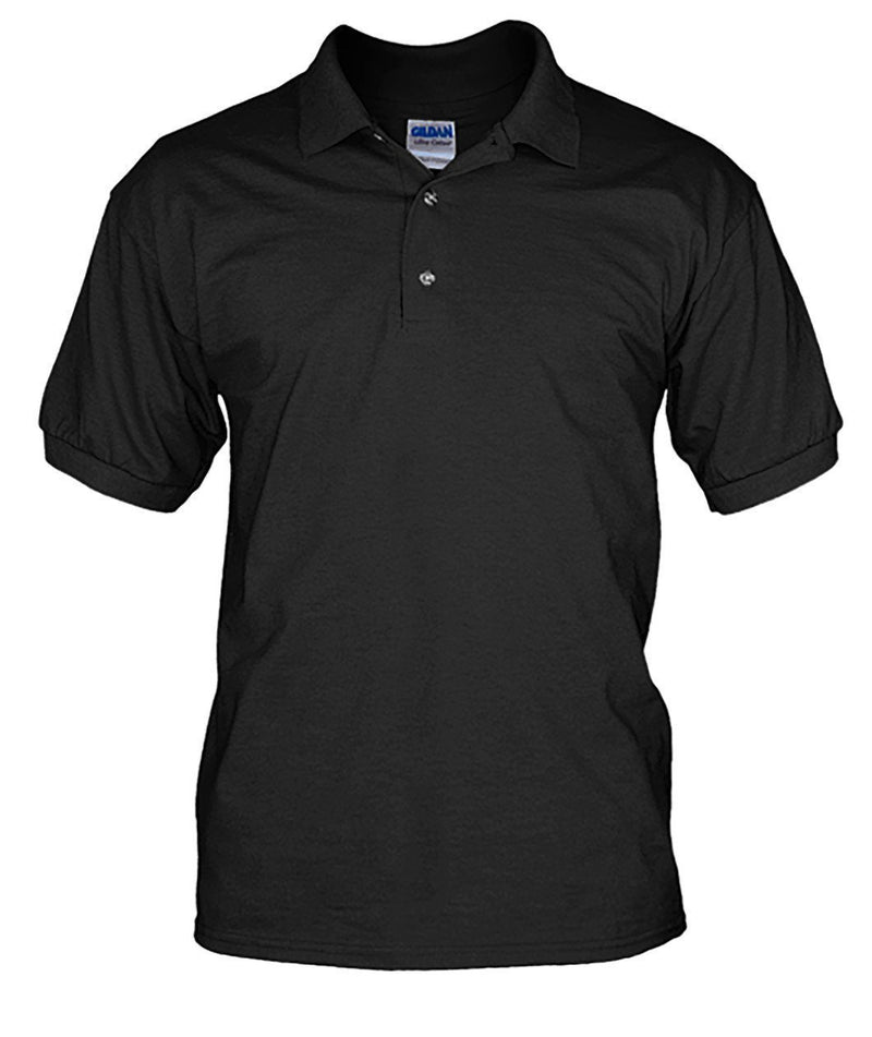 Custom Men's Polo Shirt-Short Sleeves-ViralStyle-Black-S-Pixefy