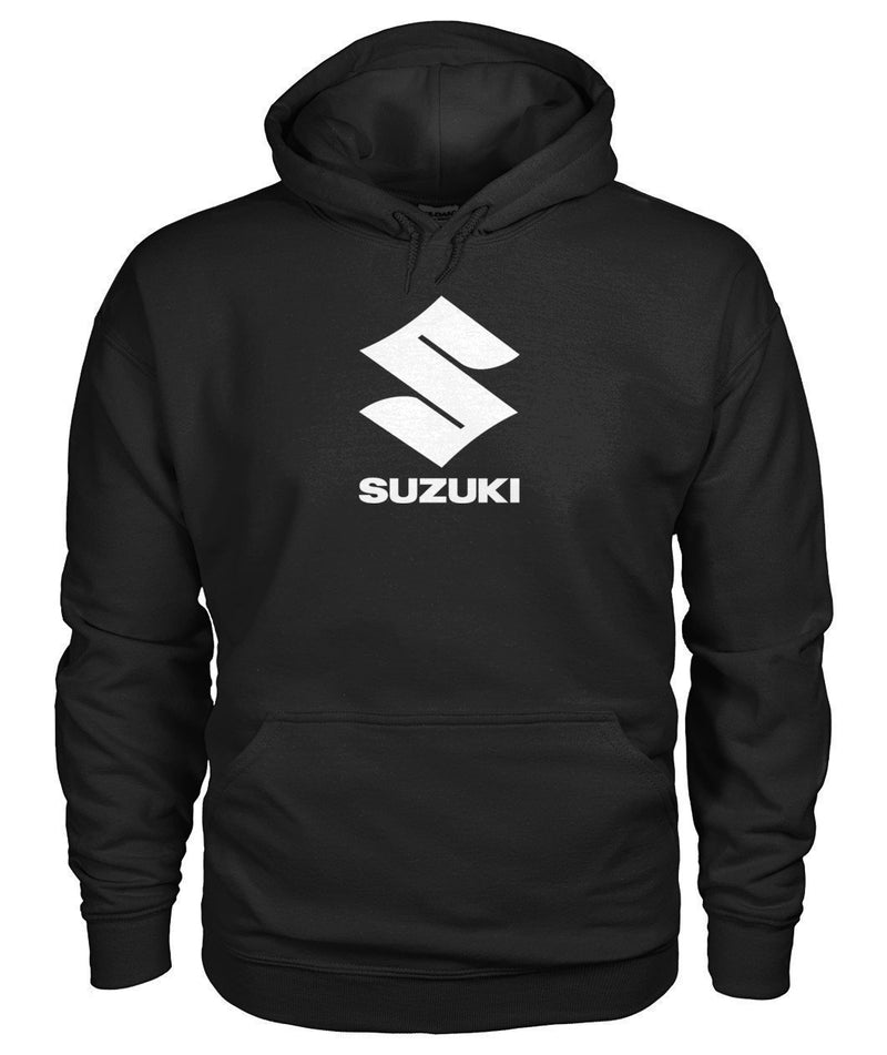 SUZUKI Gildan Hoodie-Hoodies-ViralStyle-Black-S-Pixefy